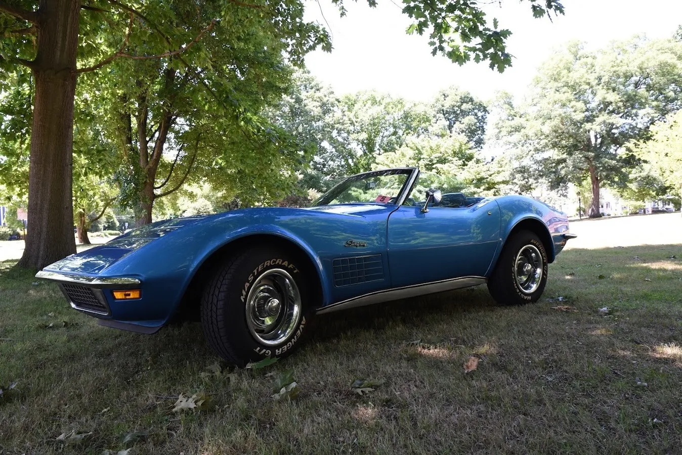 Chevrolet-Corvette-1971-Mulsanne-Blue-Blue-1