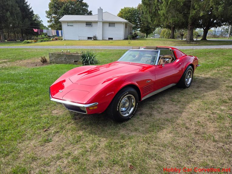 Chevrolet-Corvette-1971-Red-Tan-14