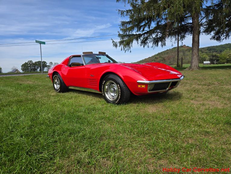 Chevrolet-Corvette-1971-Red-Tan-39