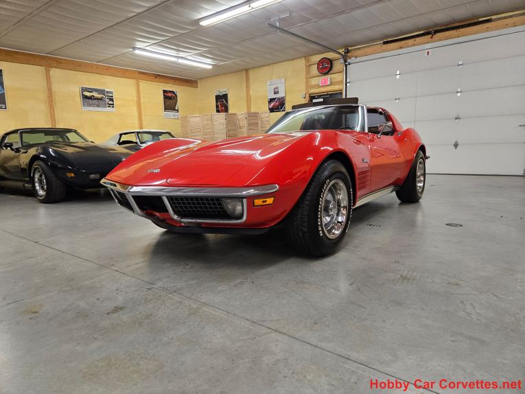 Chevrolet-Corvette-1971-Red-Tan-42