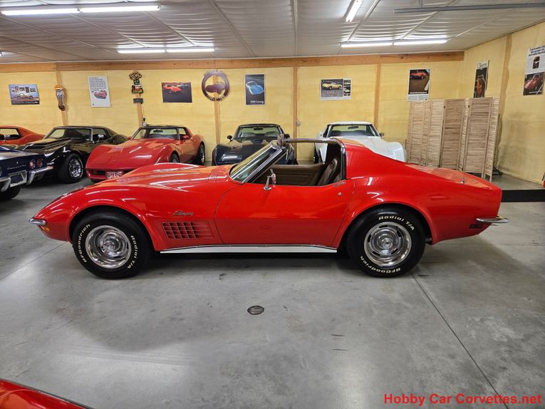 Chevrolet-Corvette-1971-Red-Tan-44