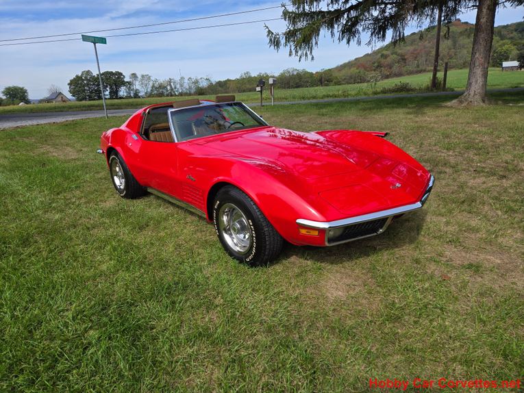 Chevrolet-Corvette-1971-Red-Tan-46