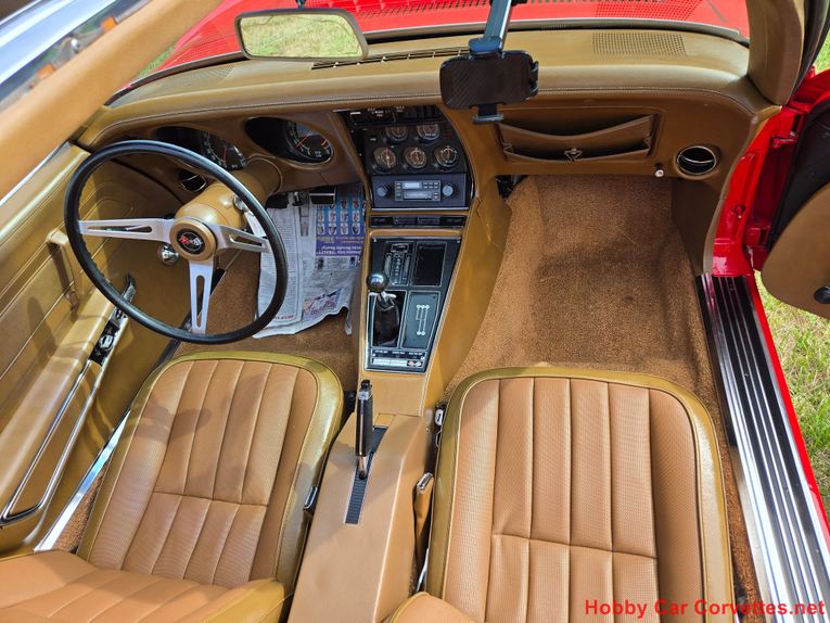 Chevrolet-Corvette-1971-Red-Tan-5