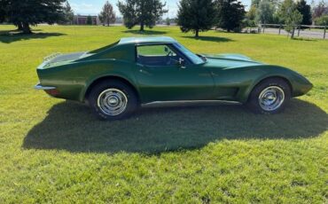 Chevrolet-Corvette-1973-Elkhart-Green-Saddle-Leather