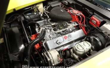 Chevrolet-Corvette-1976-Yellow-Dark-Brown-1