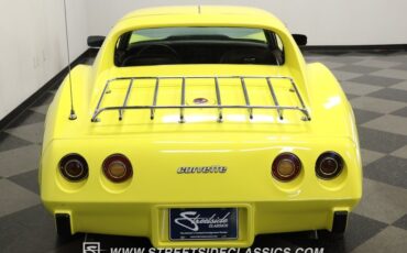 Chevrolet-Corvette-1976-Yellow-Dark-Brown-11