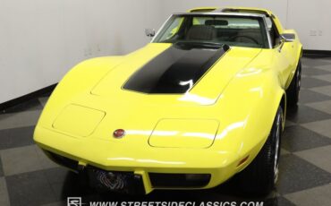 Chevrolet-Corvette-1976-Yellow-Dark-Brown-19