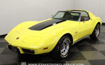 Chevrolet-Corvette-1976-Yellow-Dark-Brown-20