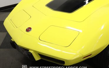 Chevrolet-Corvette-1976-Yellow-Dark-Brown-21