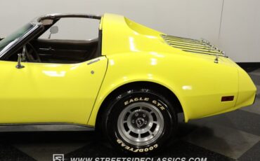 Chevrolet-Corvette-1976-Yellow-Dark-Brown-24