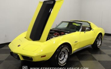 Chevrolet-Corvette-1976-Yellow-Dark-Brown-30