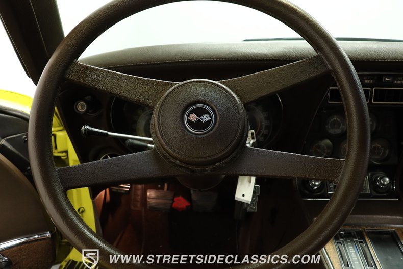 Chevrolet-Corvette-1976-Yellow-Dark-Brown-36