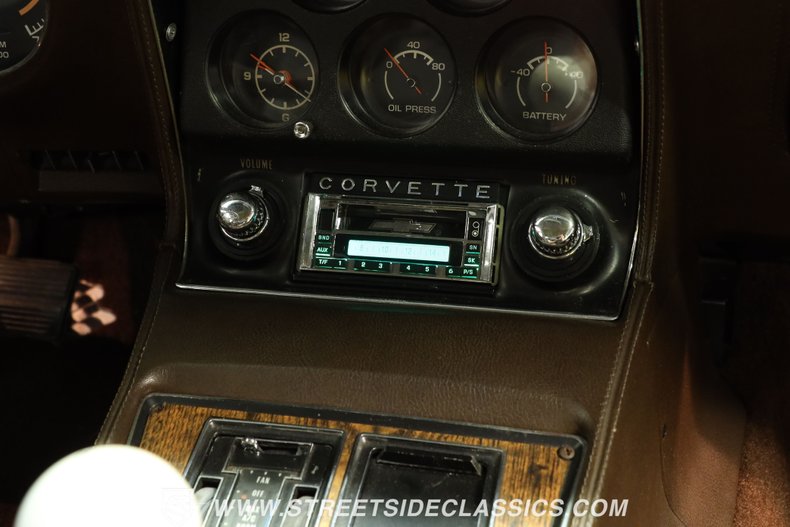 Chevrolet-Corvette-1976-Yellow-Dark-Brown-38
