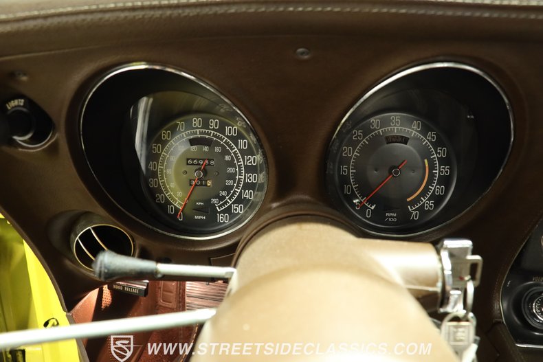 Chevrolet-Corvette-1976-Yellow-Dark-Brown-49