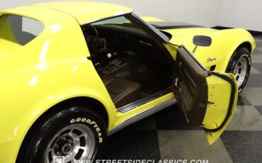 Chevrolet-Corvette-1976-Yellow-Dark-Brown-5