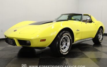 Chevrolet-Corvette-1976-Yellow-Dark-Brown-7