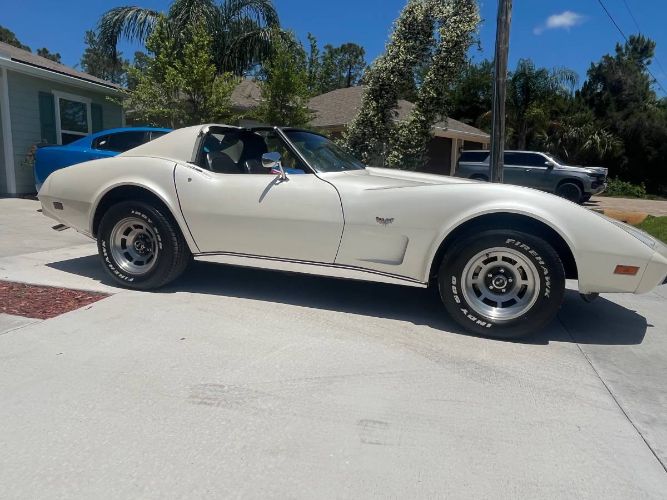 Chevrolet-Corvette-1977-Pearl-White-2