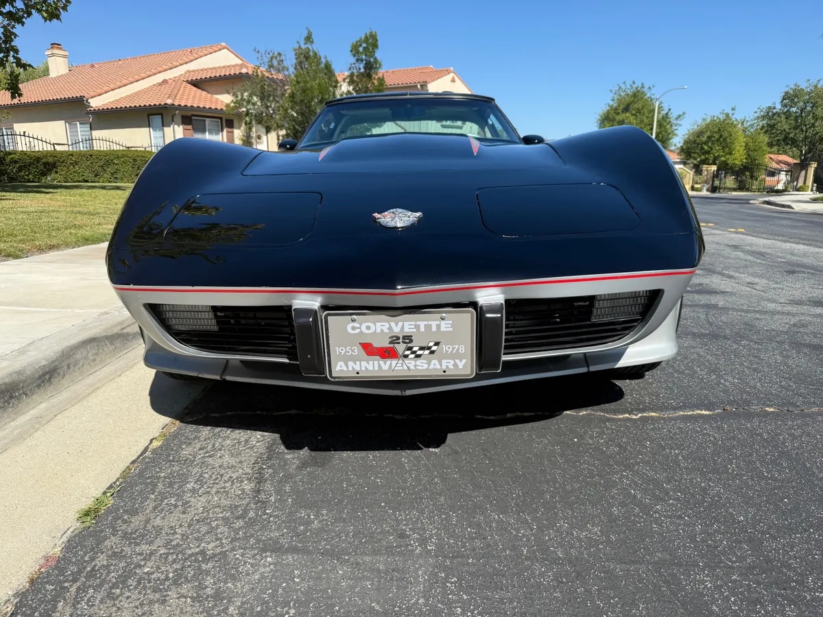 Chevrolet-Corvette-1978-Black-amp-Silver-Grey-10