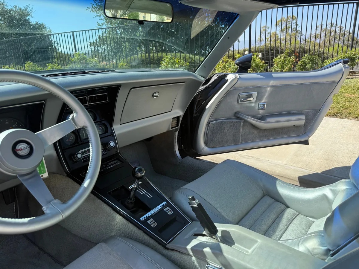 Chevrolet-Corvette-1978-Black-amp-Silver-Grey-4