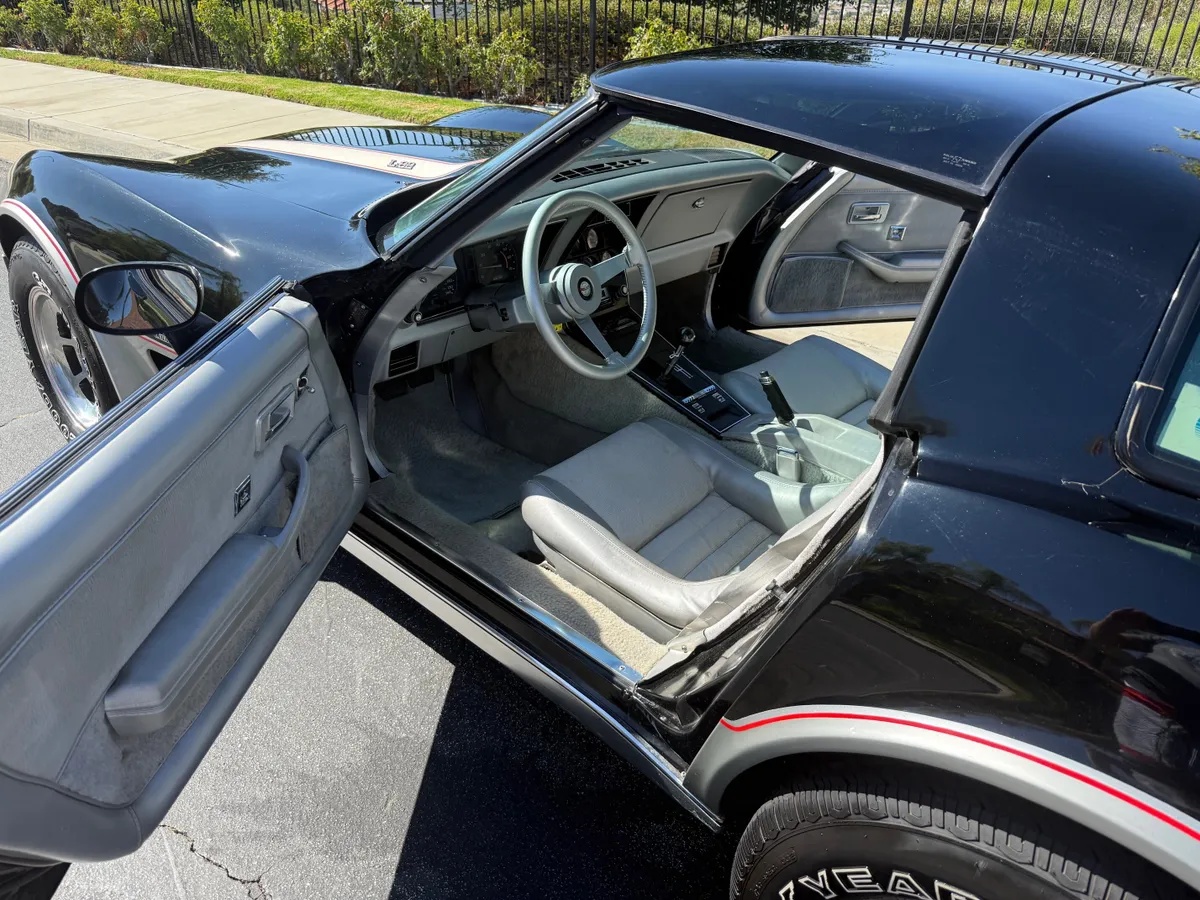 Chevrolet-Corvette-1978-Black-amp-Silver-Grey-6