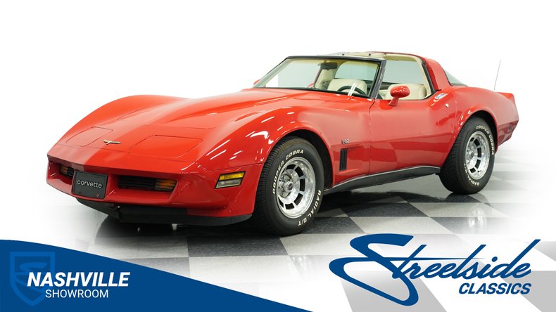 Chevrolet-Corvette-1980-Red-White
