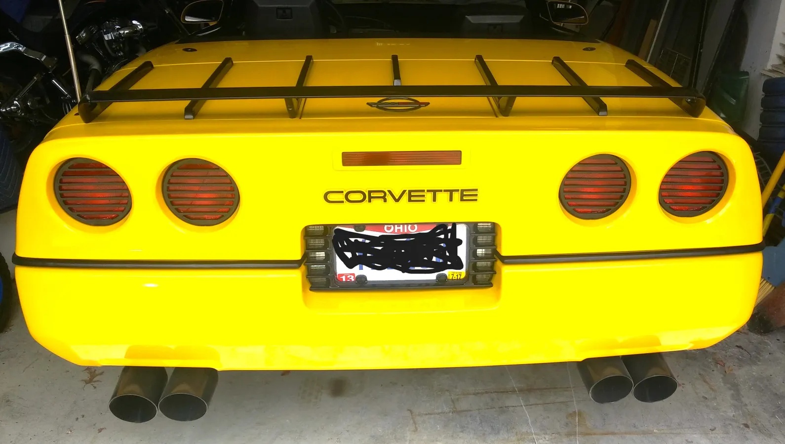 Chevrolet-Corvette-1990-Competiton-Yellow-Black-Leather-11