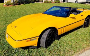 Chevrolet-Corvette-1990-Competiton-Yellow-Black-Leather