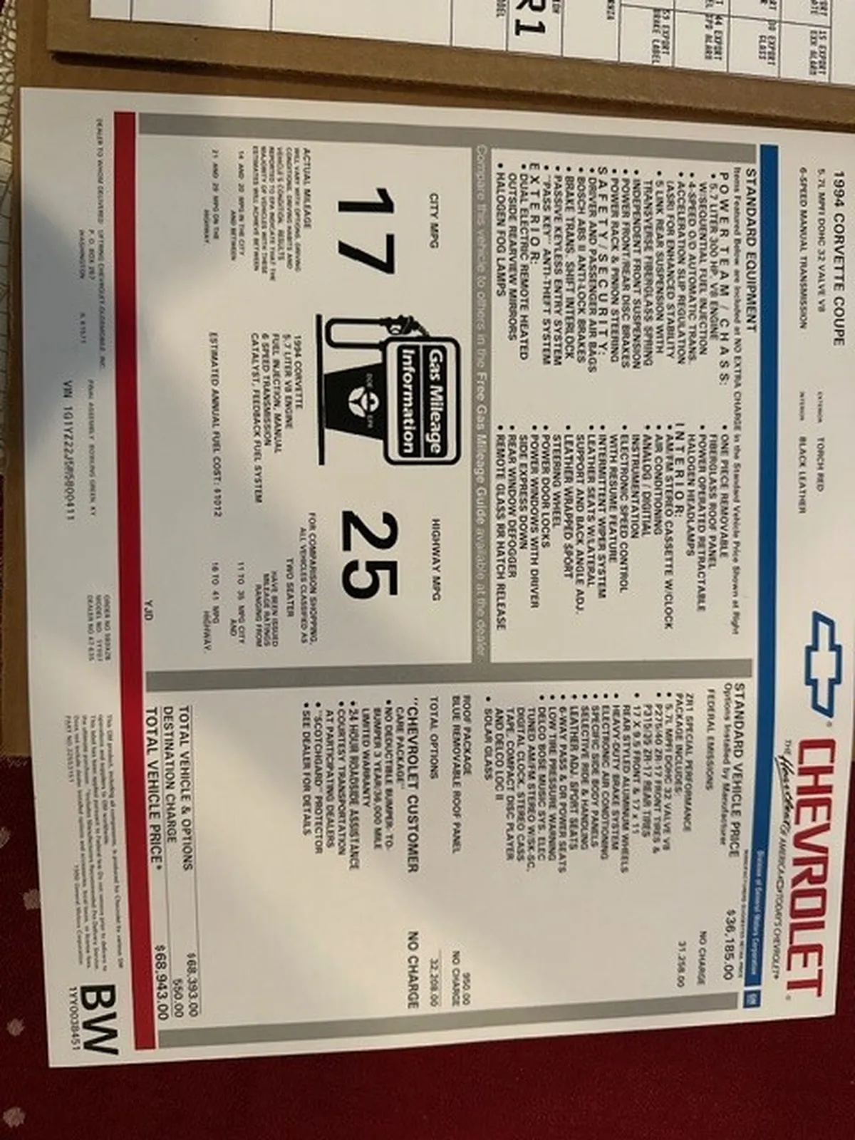 Chevrolet-Corvette-1994-Torch-Red-Black-19