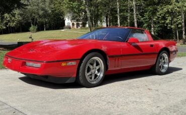 Chevrolet-Corvette-zr1-1990-Red-Red
