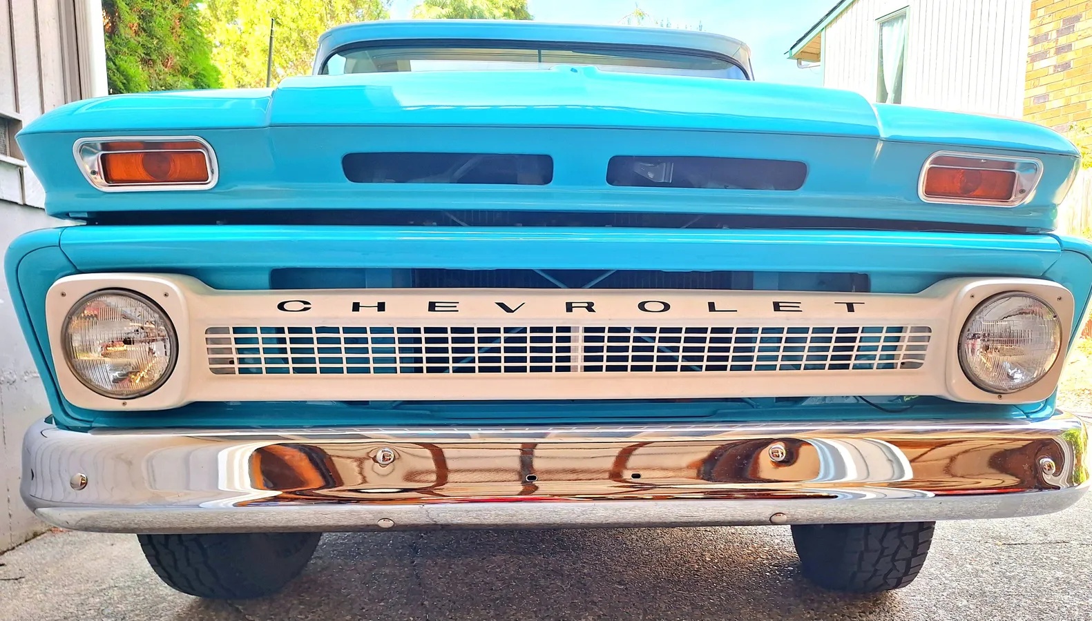 Chevrolet-Custom-10-1964-Turquiose-Gold-And-Black-6