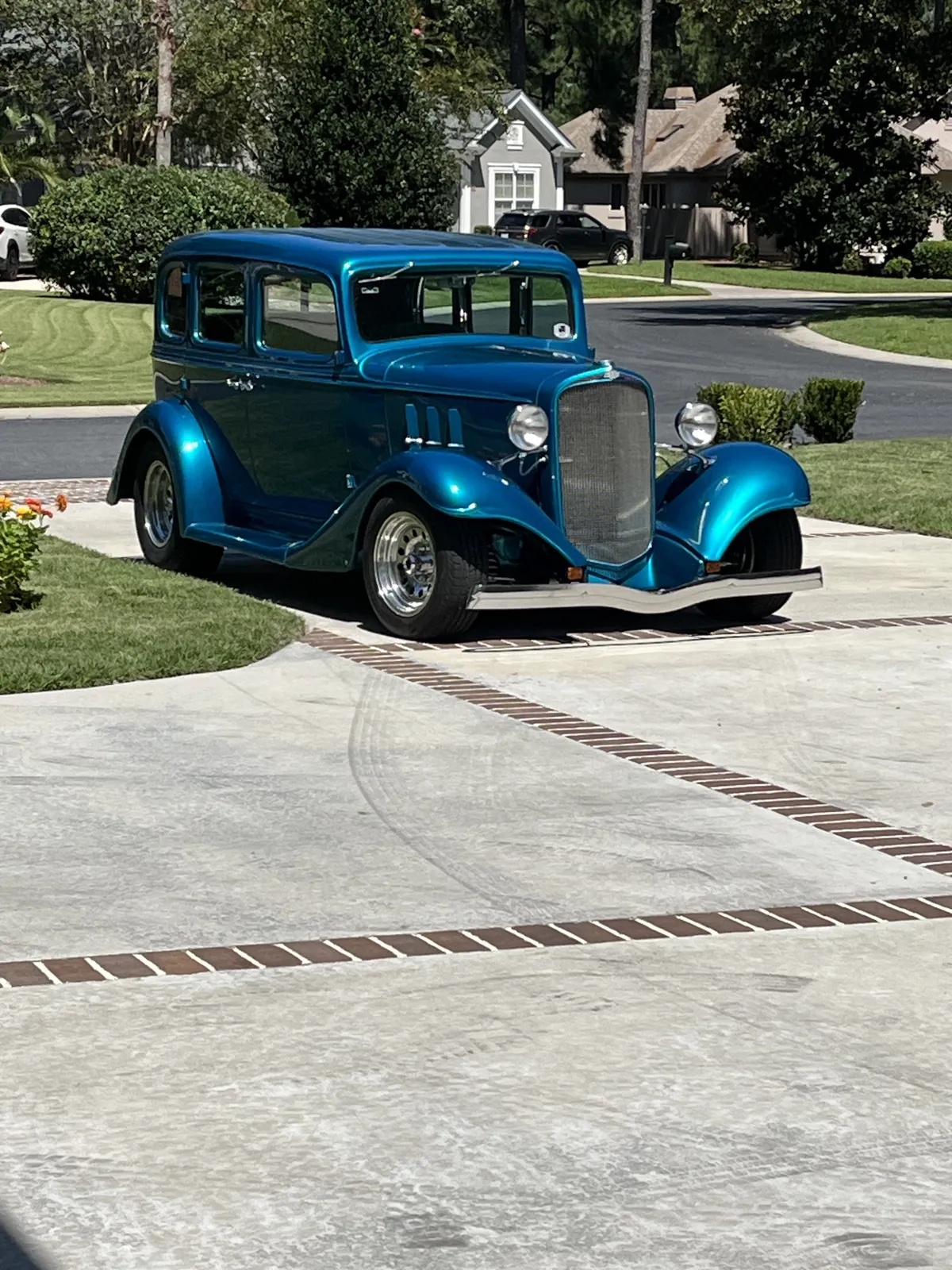 Chevrolet-Eagle-1933-Teal-Metallic-Pale-Green-19