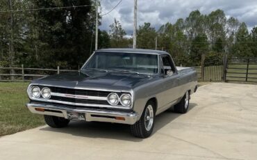 Chevrolet-El-camino-1965-Silver-Grey-Leather