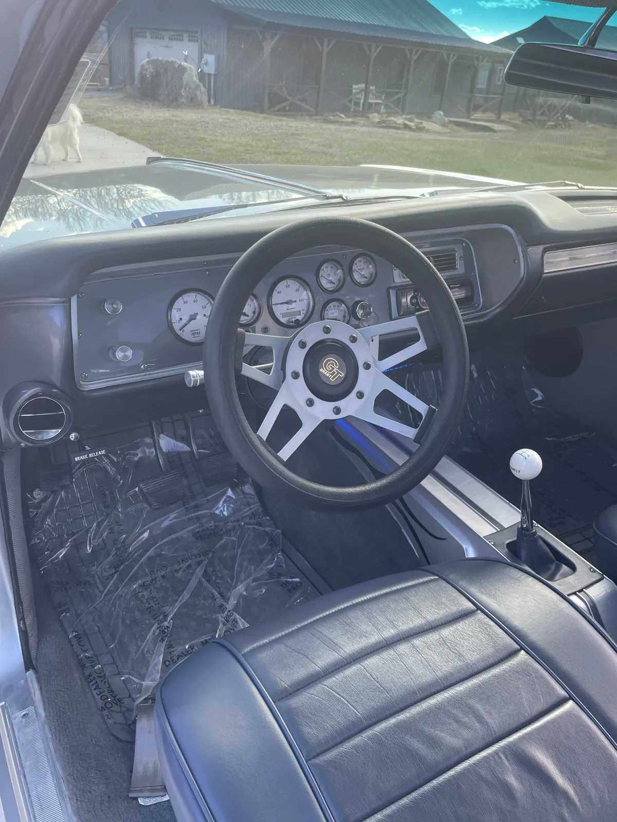 Chevrolet-El-camino-1965-Silver-Grey-Leather-5