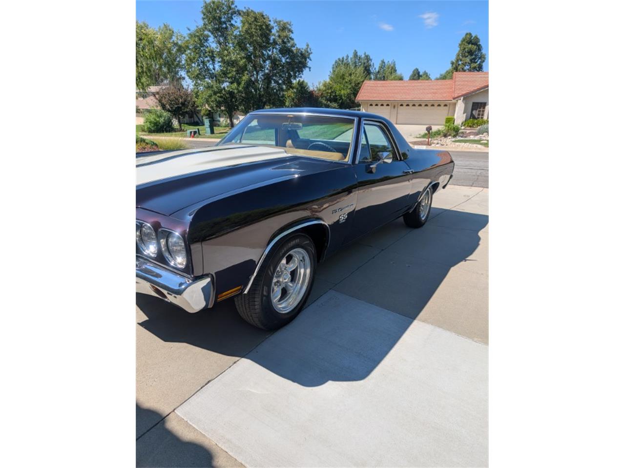 Chevrolet-El-camino-ss-1970-Bing-cherry-metallic-Buckskin