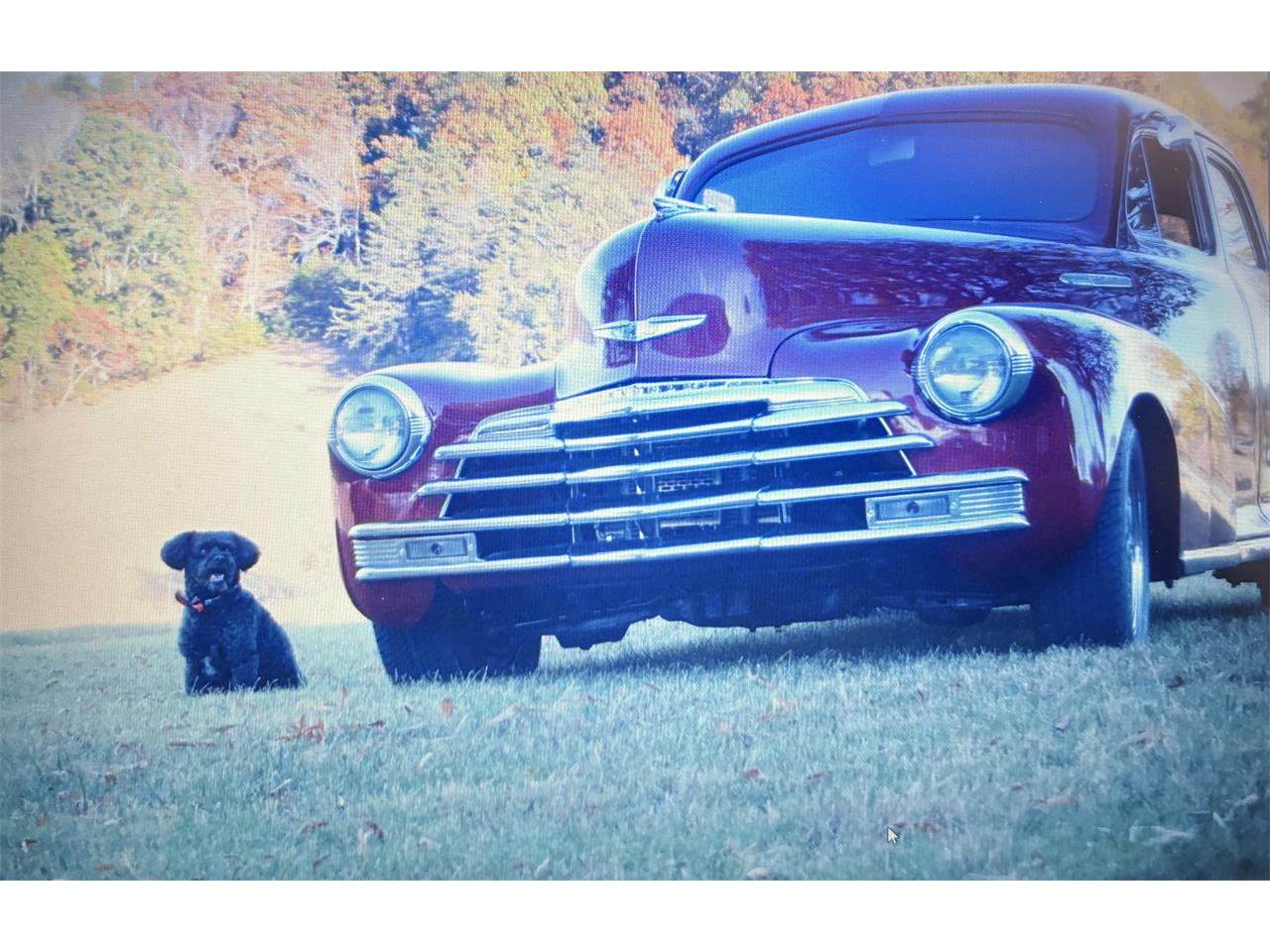 Chevrolet-Fleetline-1947-Burgundy-Tan-amp-Burgundy-4