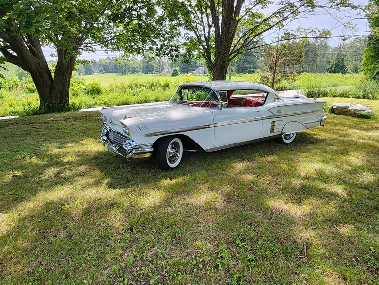 Chevrolet-Impala-1958-White-Red-Silver-Black