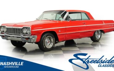 Chevrolet-Impala-1964-Red-Black