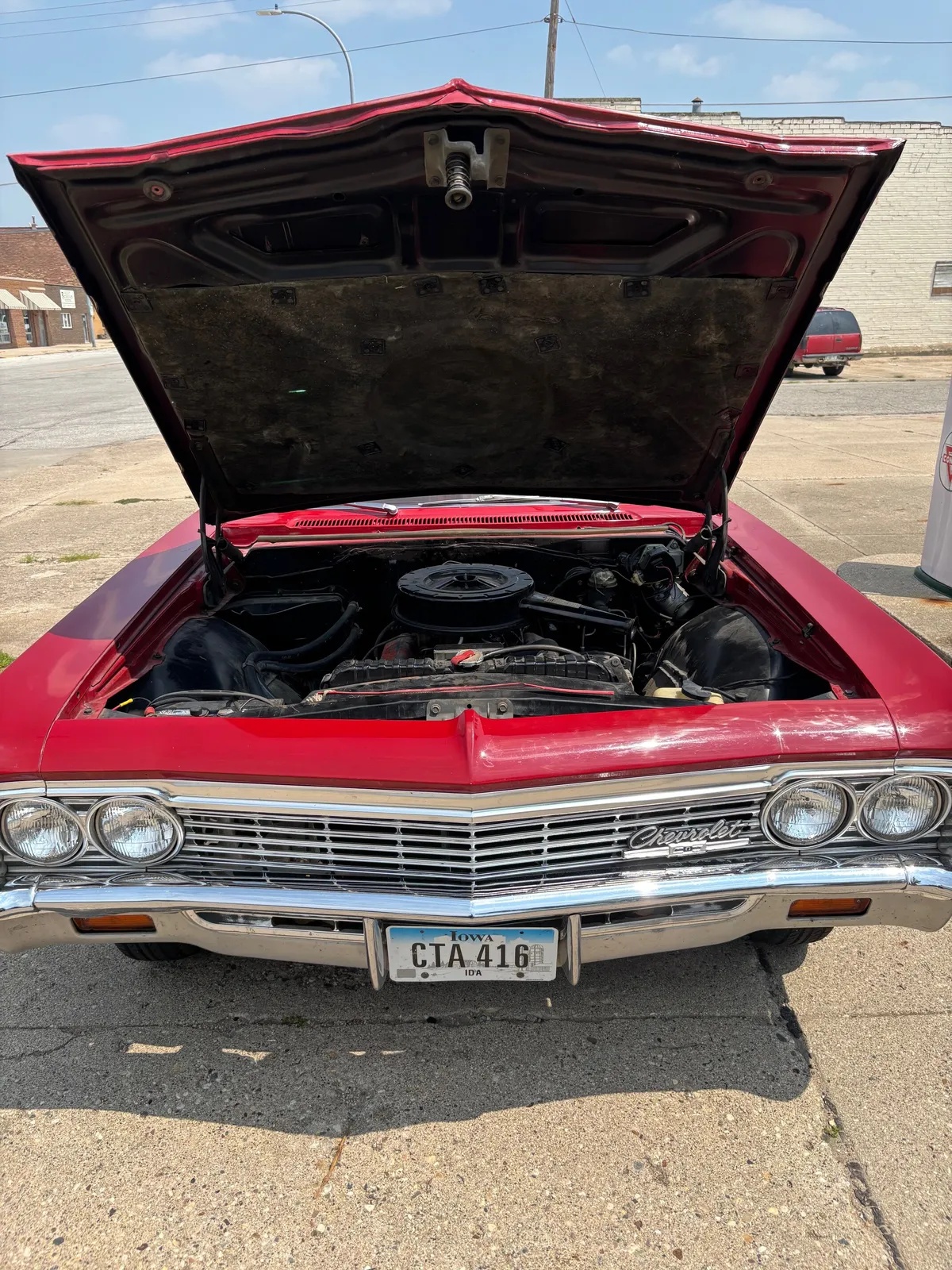Chevrolet-Impala-1966-Red-Red-19