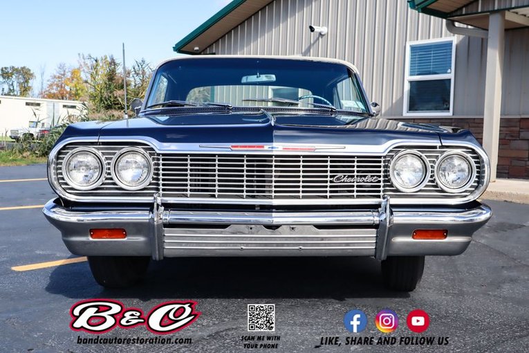 Chevrolet-Impala-ss-1964-Dk.-Blue-Blue-3