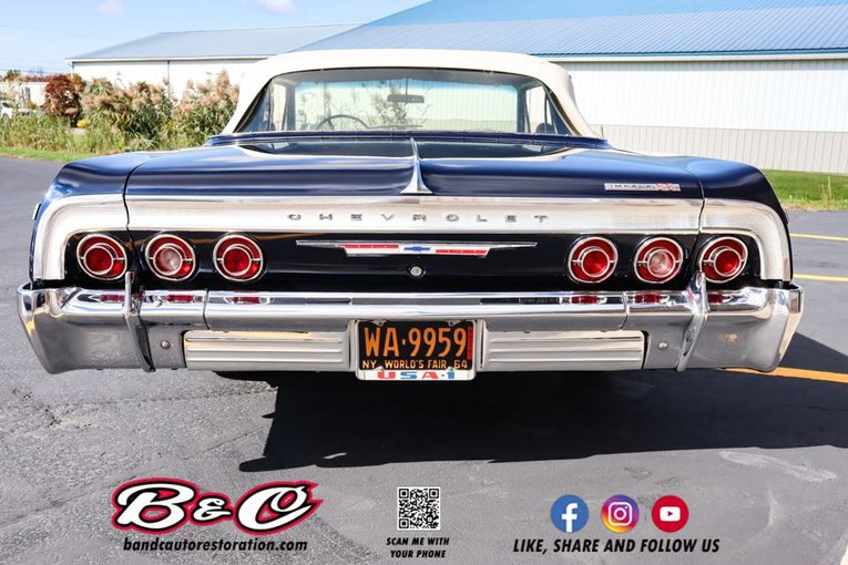 Chevrolet-Impala-ss-1964-Dk.-Blue-Blue-4