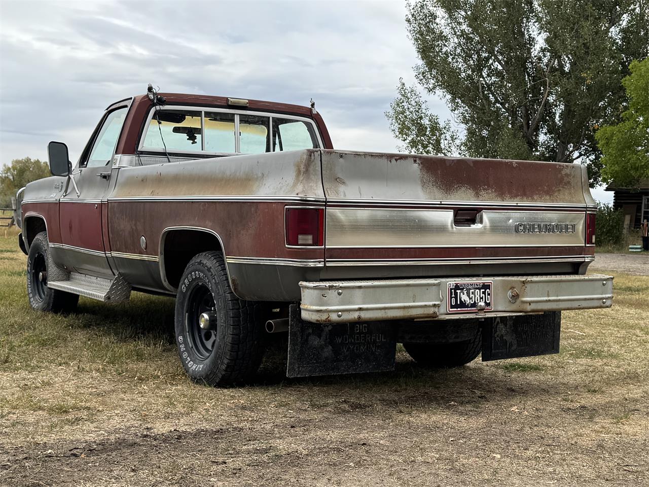 Chevrolet-K-10-1976-Burgundygrey-Red-13
