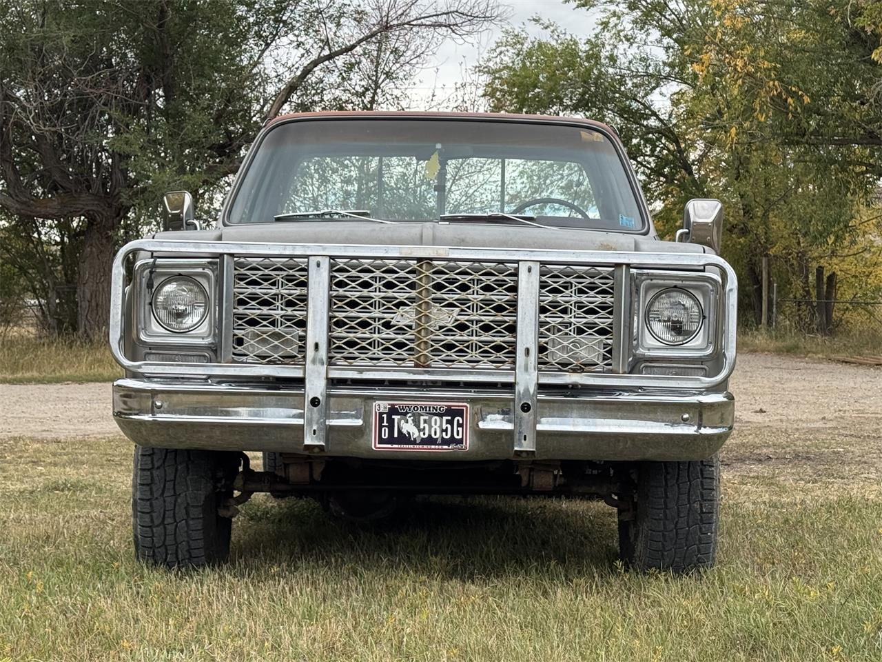 Chevrolet-K-10-1976-Burgundygrey-Red-46