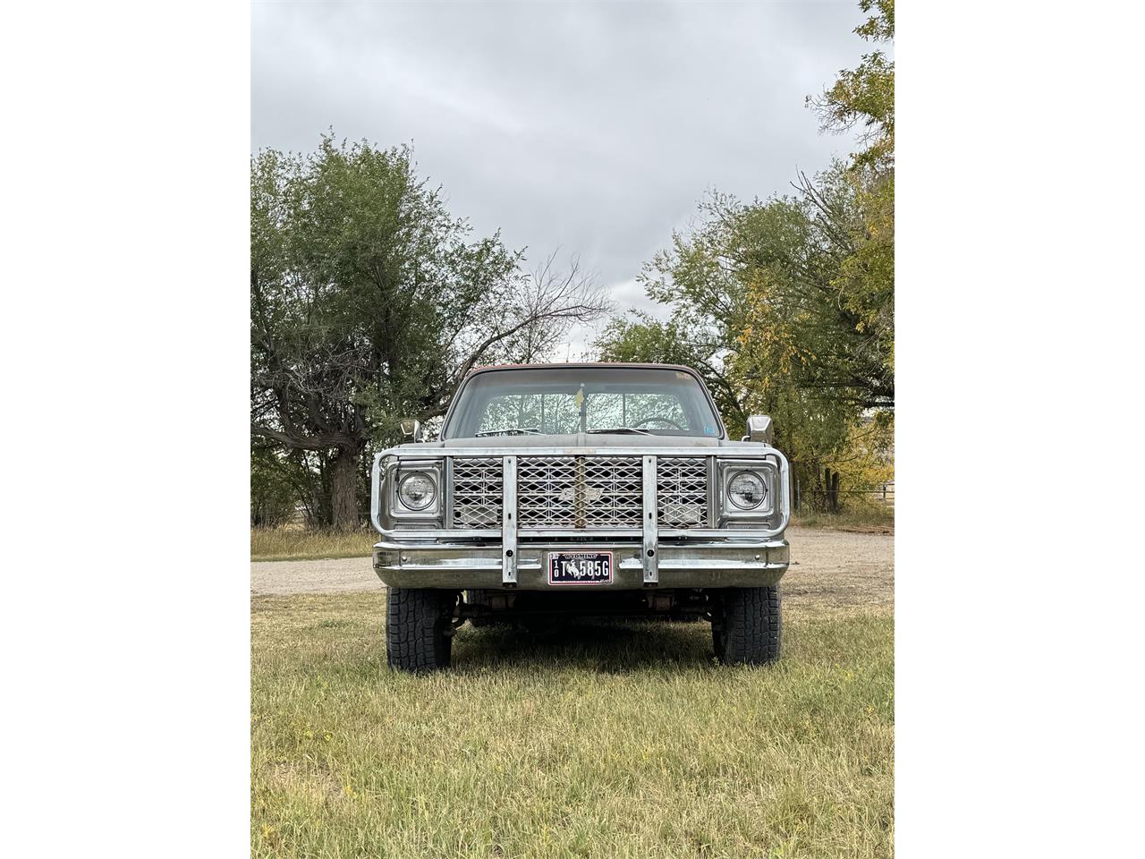 Chevrolet-K-10-1976-Burgundygrey-Red-7