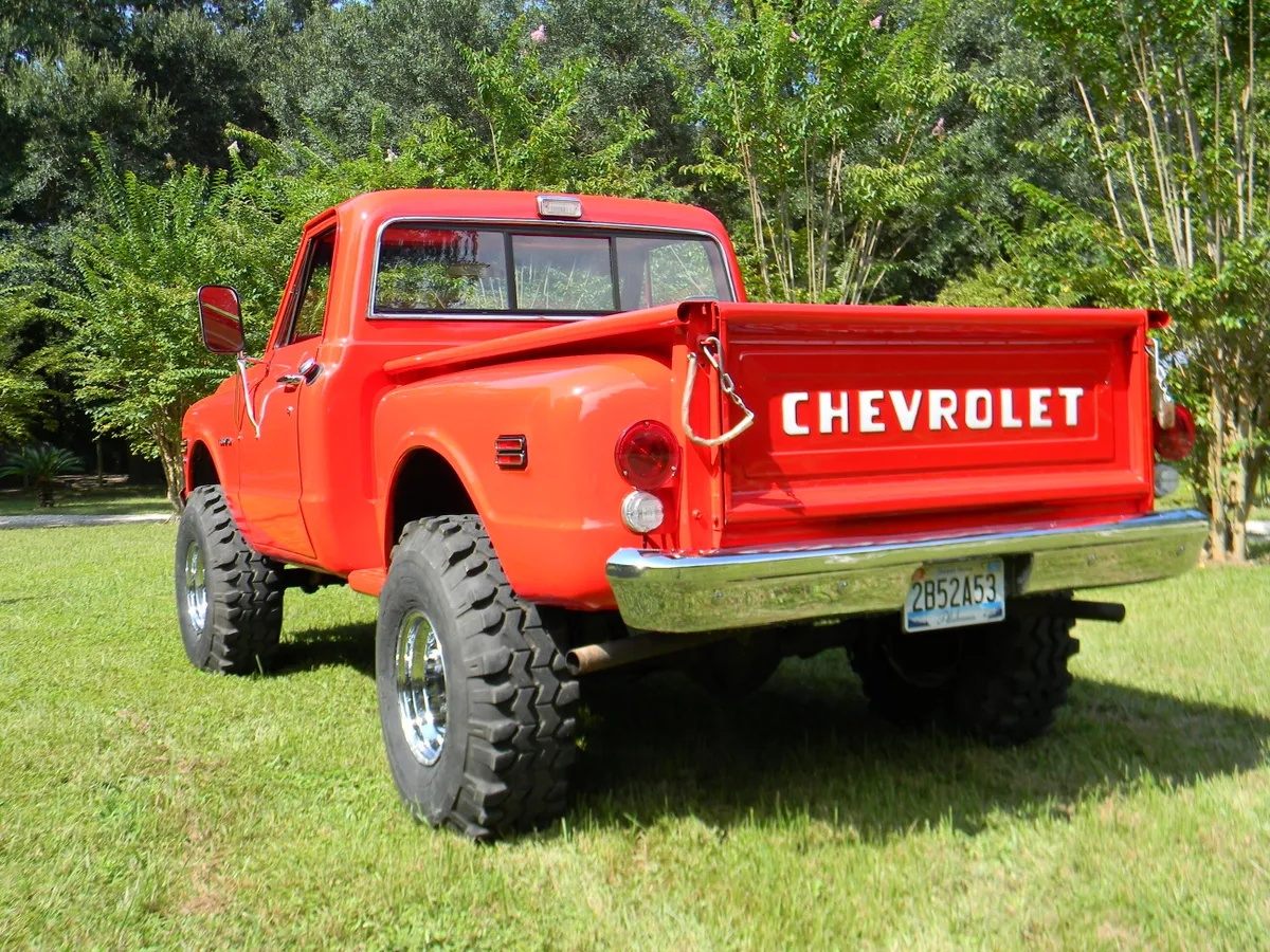Chevrolet-K10-1970-Red-Red-1