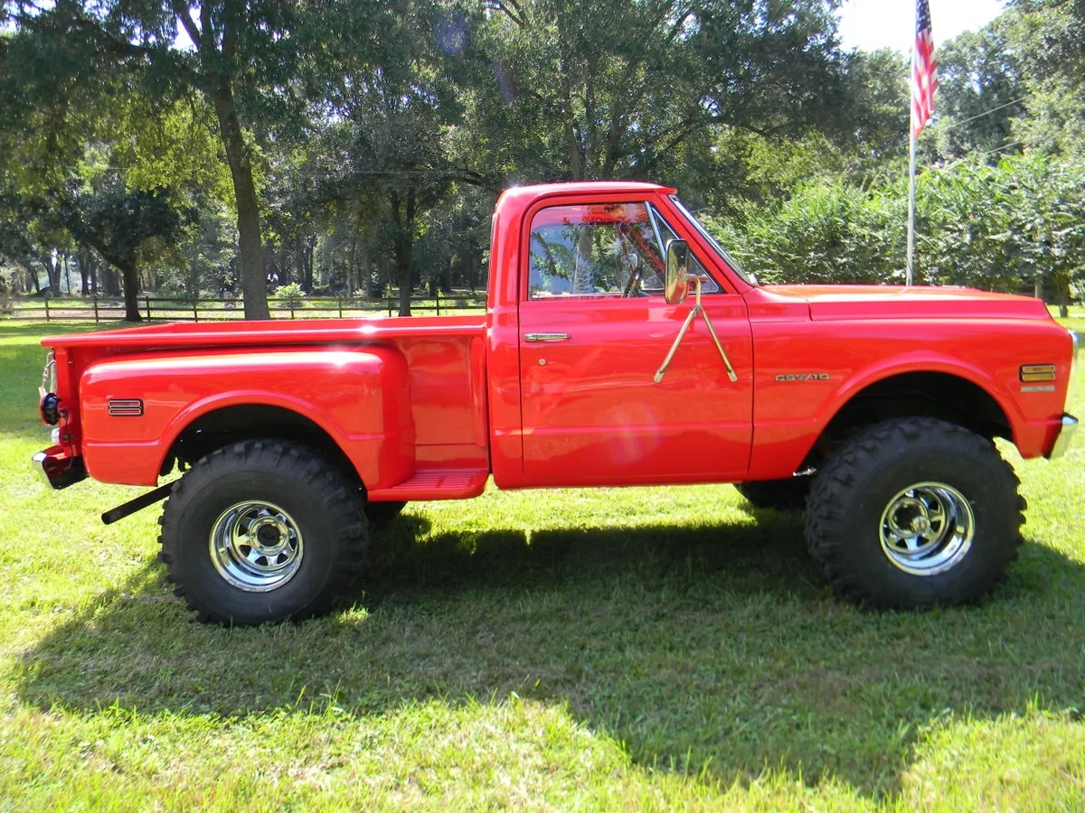 Chevrolet-K10-1970-Red-Red-2