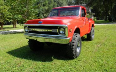 Chevrolet-K10-1970-Red-Red