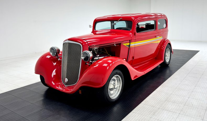 Chevrolet-Master-1934-Flame-Red-Gray-8