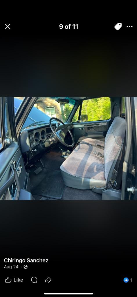 Chevrolet-Other-1986-Black-Gray-2