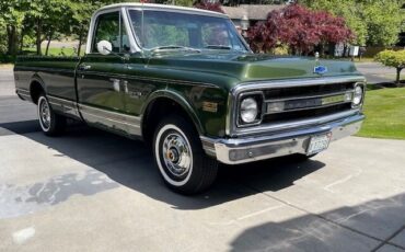 Chevrolet-Pickup-1970-Dark-Green-Green