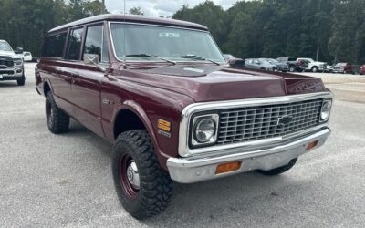 Chevrolet SUBURBAN 4x4 Built LS 4l60 vintage air- high end b 1972 --